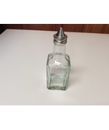 Vintage GEMCO Oil Vinegar Glass Cruet Bottle w/ metal Screw-on Lid - $9.47 CAD