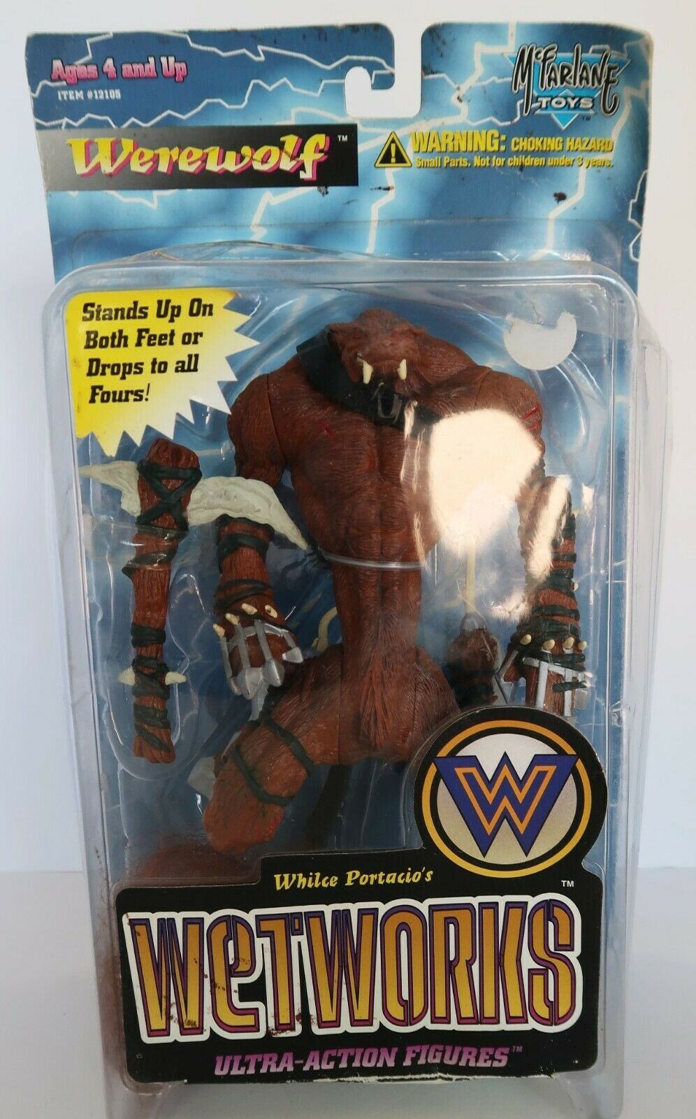Primary image for 1995 McFarlane Toys Whilce Portacio's Wetworks Werewolf Ultra-Action Figure NRFP