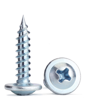 #8×3/4 Inch Silver Self-Tapping Wood Screws - 300 Pcs for Metal and Wood - $16.03