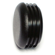 1-3/4&quot; Black Plastic Round Cap Plugs (2 pcs.) - $10.51