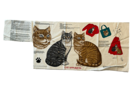 VIP Cat Appliques Sewing Animals Iron On Paw Print Tabby Kitty Cotton Cat Heads - £9.58 GBP