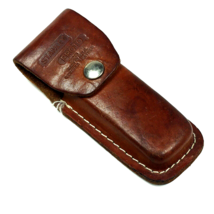 Stanley Proto Folding Knife Leather Sheath Vintage up to 5 inch - $16.00