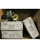 3 Piece Pampered Chef Valtrompia Bread Tubes Star Flower Heart New in Bo... - £19.97 GBP