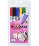 Uchida 200-6A 6-Piece Decocolor Fine Point Paint Marker Set - $27.76 CAD