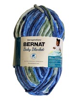 Bernat Baby Blanket Yarn Lovely Blue Bulky Blues and Greens Polyester #6 - $147.62 MXN