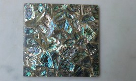 Small 5&quot;x5&quot; inch Square Abalone Stone  - $192.06