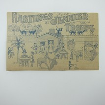 Circus Clowns Postcard Hastings Jennier Troupe Comic Florida Antique 1910s RARE - £39.73 GBP