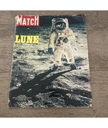 1969 7/21 Paris Match magazine LUNE Apollo 11 moon landing Neil Armstron... - $34.30 CAD
