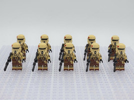 New 10Pcs Shoretroopers Star Wars The Mandalorian Custom Minifigures Toys USA Se - £44.17 GBP