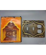 Vintage Amerock Monterey Collection Double Switch Receptacle Plate C-628... - $22.12 CAD