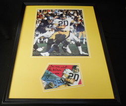 Rocky Bleier Signed Framed 16x20 Photo Display Steelers Notre Dame B - £79.12 GBP