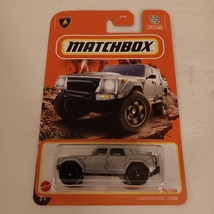 Matchbox 2024 #96 Matte Silver Laamborghini LM002 MBX Adventure Series  - $14.99