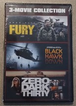New Black Hawk Down / Fury / Zero Dark Thirty DVD (3 Movie Collection) 2021 - £7.60 GBP