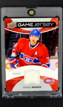 2012 2012-13 UD Upper Deck GU Game Used Jersey #GJ-AM Andrei Markov Patc... - $4.58