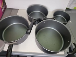 Tramontina 4-piece Stainless Steel Cookware NO LIDS Pots  - £39.52 GBP