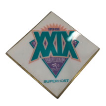 VTG Super Bowl XXIX Superhost 29 NFL Press Pin San Francisco 49ERS vs Ch... - $51.47