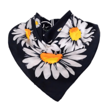 Anyyou Scarf for Women Black Daisy Silk Shawl Fashion Elegant High Quali... - €22,08 EUR