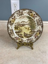 nad Japan 6&quot; Bone China Saucer Country Farm - $16.17 CAD