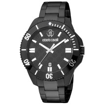 Roberto Cavalli Men&#39;s Classic Black Dial Watch - RC5G013M0115 - £153.14 GBP