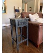 Modern Black Nightstand / Side Table With A Drawer / Bedroom Furniture - $5,121.78 MXN