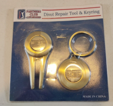 Vintage PGA Tour Partners Club Divot Tool &amp; Keyring Life Member New In Package - £7.83 GBP