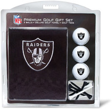 Raiders Las Vegas Oakland Regulation Size Golf Balls Tees Embroidered To... - $31.68