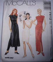 McCall’s Misses Dress &amp; Pants Size 6-10 #7412 Uncut - £4.69 GBP