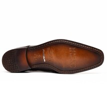 Merida Caiman and Lizard Dress Derby's Shoes Tasseled Laceup Brown image 5