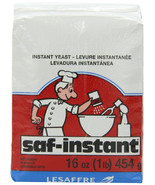 Saf Instant Yeast, 1 Pound Pouch (16OZ) LESAFFRE - $12.99