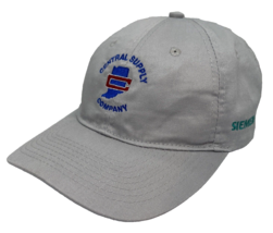 Central Supply Company Hat Cap Gray Adjustable One Size Indiana HVAC Plumbing - £12.51 GBP