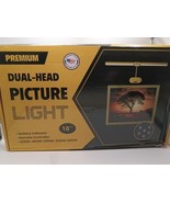 Dual-head Picture Light- 18 Inch  remote Control- Black In Color - $41.02 CAD