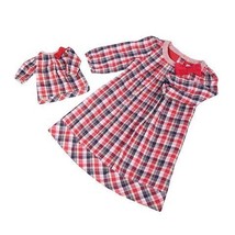 Our Generation Doll &amp; Me Fashions , Plaid Nightgown with Doll Gown,Size 4 - $11.13