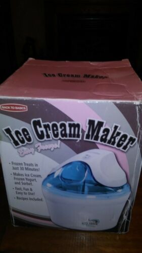Back to Basics IC10893 1-1/2-Quart Ice-Cream Maker Brand New - $59.39