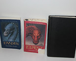 lot 3 Books by Christopher Paolini HC/SC Eragon Eldest Brisingr school lot - $7.87