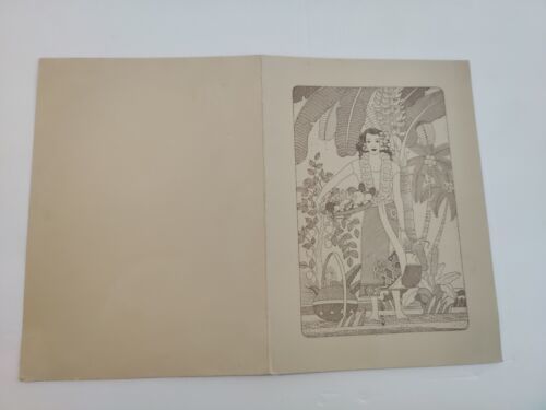 Vintage S.S.Matsonia 1932 Cena E Vino Menu - $97.35