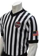 SDWOA-207P Referee Shirt Mesh Grey Contrast Performance by Smitty - $54.99