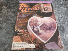 Tole World Magazine October 1994 Peach Poppies - £2.34 GBP