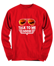Jet Fighter LS-TShirt Talk To Me Goose Red-LS-Tee  - £18.77 GBP