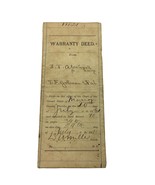 Antique Ephemera Deed Real Property Estate  Marion County Florida 1891 u - $69.99