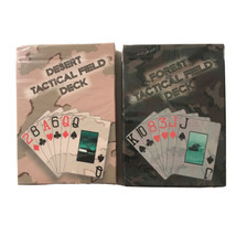 Forest and Desert Tactical Field Decks Military Playing Cards Carta Mundi NEW - £8.01 GBP