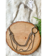 Rue21 Silver Metal Ball Waist Hip Chain Link Belt Y2K S/M Goth Punk E-Gi... - €14,14 EUR