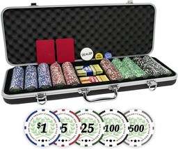 DA VINCI Casino Del Sol Poker Chip Set (500 chips) - £67.72 GBP