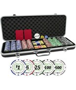 DA VINCI Casino Del Sol Poker Chip Set (500 chips) - £71.31 GBP