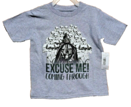 Star Wars Kids 2T Excuse Me, Coming Through Gray Mad Engine T-Shirt - £9.46 GBP