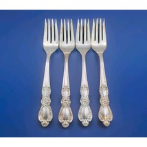 1847 IS Rogers Bros Silverware Set Of 4 HERITAGE Flatware Salad Forks - $616.31 MXN