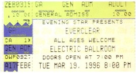 Everclear Ticket Stub March 19 1996 Phoenix Arizona - £19.77 GBP