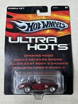 Hot Wheels Ultra Hots Ford Shelby Cobra 427 Red 2005 - Opening Hood &amp; Mo... - $9.90