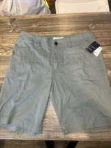 Lucky Brand Mens Stretch Shorts size 32 Green Flat Front Pockets. NWT. 6 - £19.32 GBP