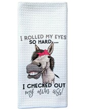 I Rolled My Eyes So Hard I Checked Out My Own A@@ -  Funny Horse Towel - £6.75 GBP