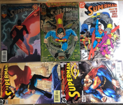 SUPERMAN lot of (5) different issues, as shown (1987-2005) DC Comics FINE+ - £11.86 GBP